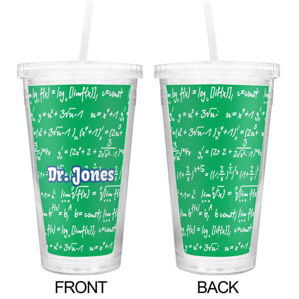 Equations Double Wall Tumbler with Straw - Approval