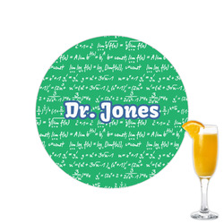 Equations Printed Drink Topper - 2.15" (Personalized)