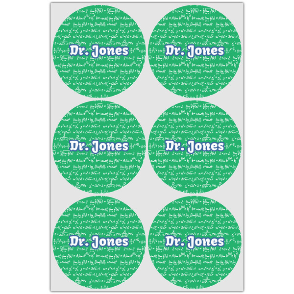 Equations Drink Topper - XLarge - Set of 6