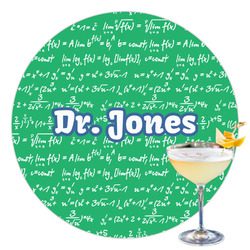 Equations Printed Drink Topper - 3.5" (Personalized)