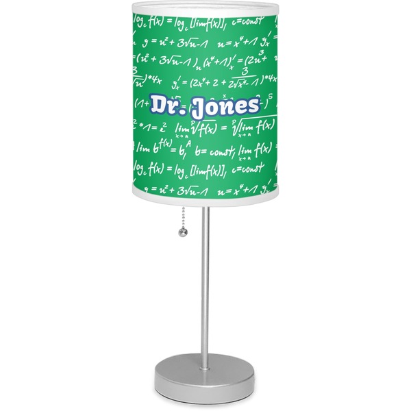 Custom Equations 7" Drum Lamp with Shade Linen (Personalized)