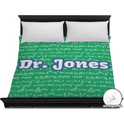 Equations Duvet Cover - King (Personalized)