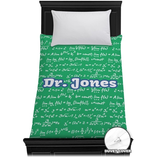 Custom Equations Duvet Cover - Twin XL (Personalized)