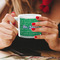 Equations Espresso Cup - 6oz (Double Shot) LIFESTYLE (Woman hands cropped)
