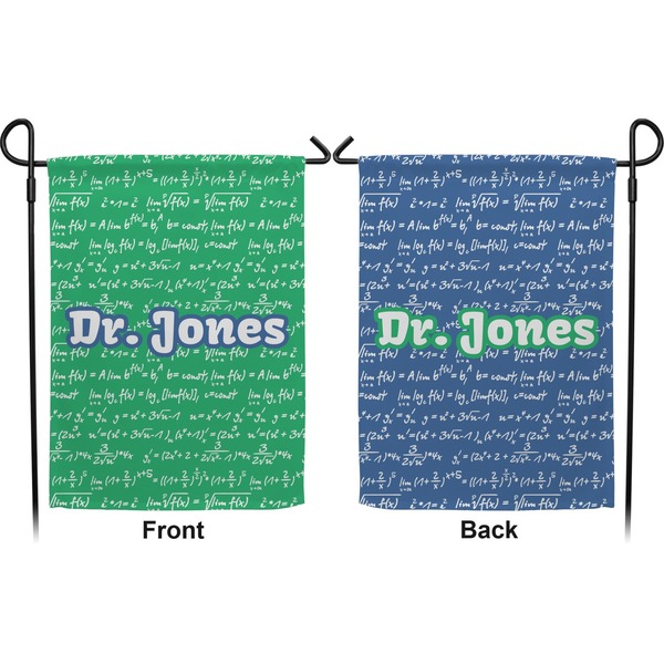 Equations Garden Flag - Double Sided Front and Back