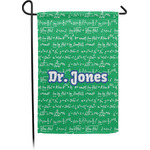Equations Small Garden Flag - Single Sided w/ Name or Text