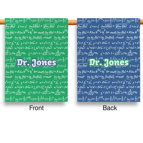 Equations Garden Flags - Large - Double Sided - APPROVAL