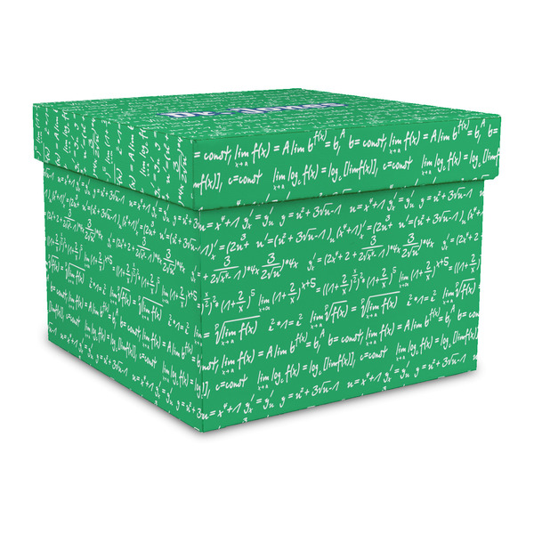 Custom Equations Gift Box with Lid - Canvas Wrapped - Large (Personalized)