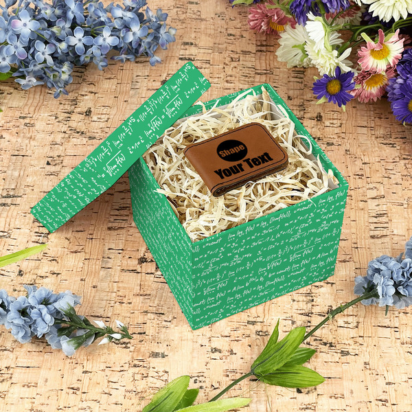 Equations Gift Boxes with Lid - Canvas Wrapped - Small - In Context
