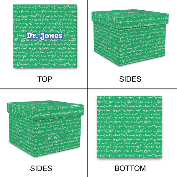 Equations Gift Boxes with Lid - Canvas Wrapped - X-Large - Approval