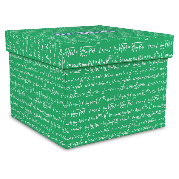 Custom Equations Gift Box with Lid - Canvas Wrapped - X-Large (Personalized)