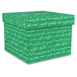 Equations Gift Box with Lid - Canvas Wrapped - XX-Large (Personalized)