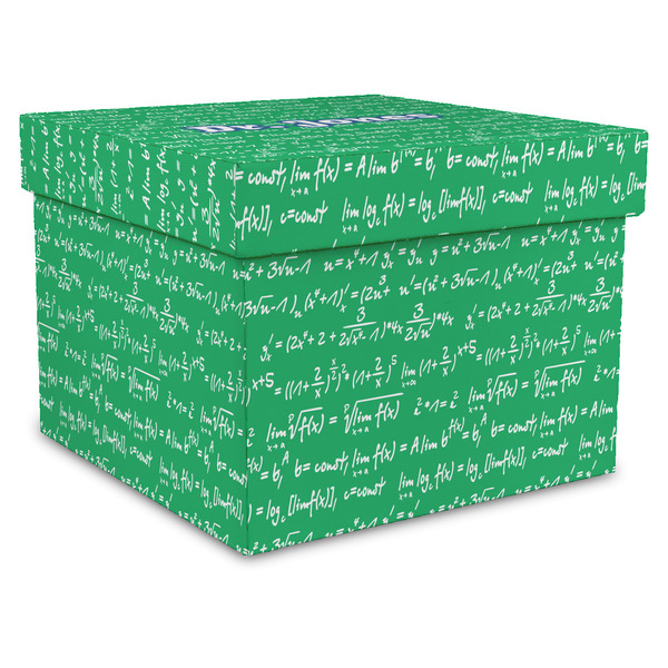 Custom Equations Gift Box with Lid - Canvas Wrapped - XX-Large (Personalized)
