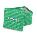 Equations Gift Box with Lid - Canvas Wrapped (Personalized)