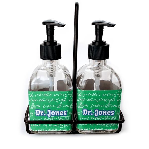 Custom Equations Glass Soap & Lotion Bottle Set (Personalized)