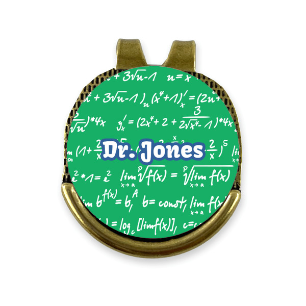 Custom Equations Golf Ball Marker - Hat Clip - Gold