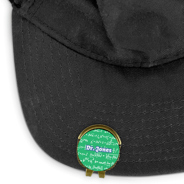 Equations Golf Ball Marker Hat Clip - Main - GOLD