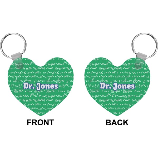 Equations Heart Keychain (Front + Back)