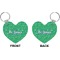Equations Heart Keychain (Front + Back)