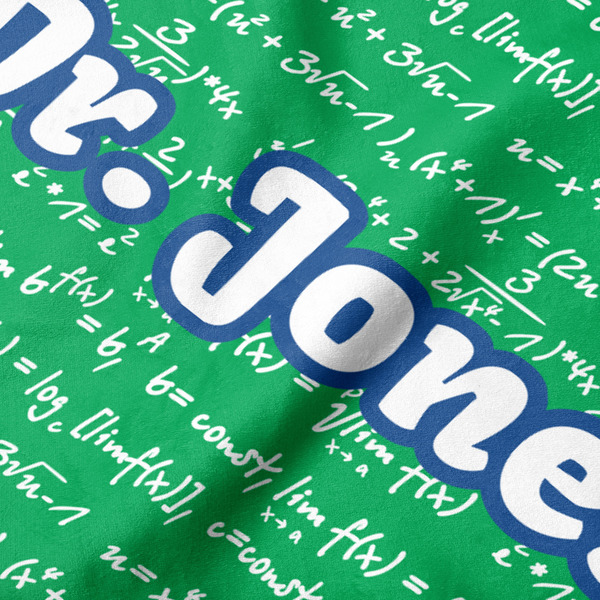 Equations Hooded Baby Towel- Detail Close Up