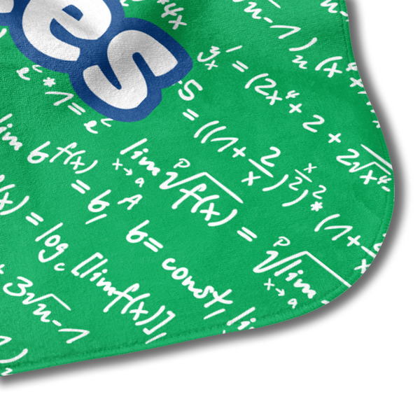 Equations Hooded Baby Towel- Detail Corner