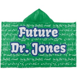 Equations Kids Hooded Towel (Personalized)