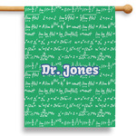 Equations 28" House Flag - Single Sided (Personalized)