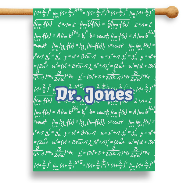 Custom Equations 28" House Flag - Single Sided (Personalized)