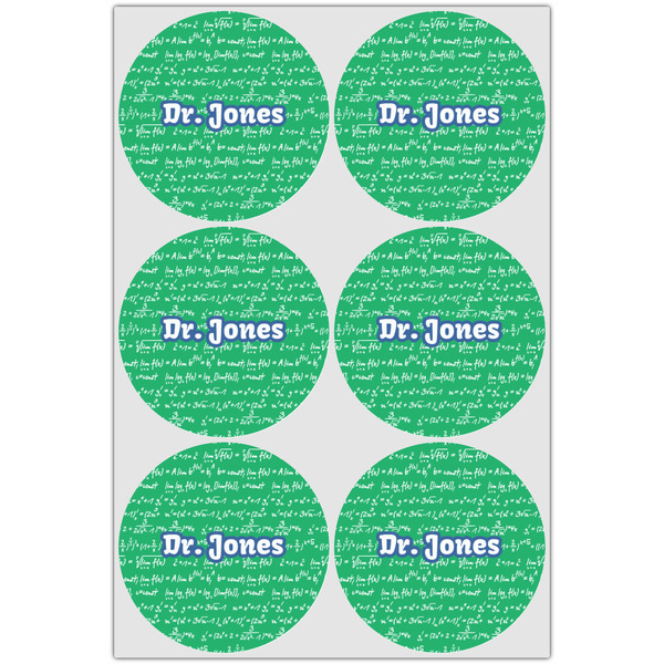 Equations Icing Circle - Large - Set of 6