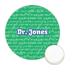 Equations Printed Cookie Topper - 2.5" (Personalized)