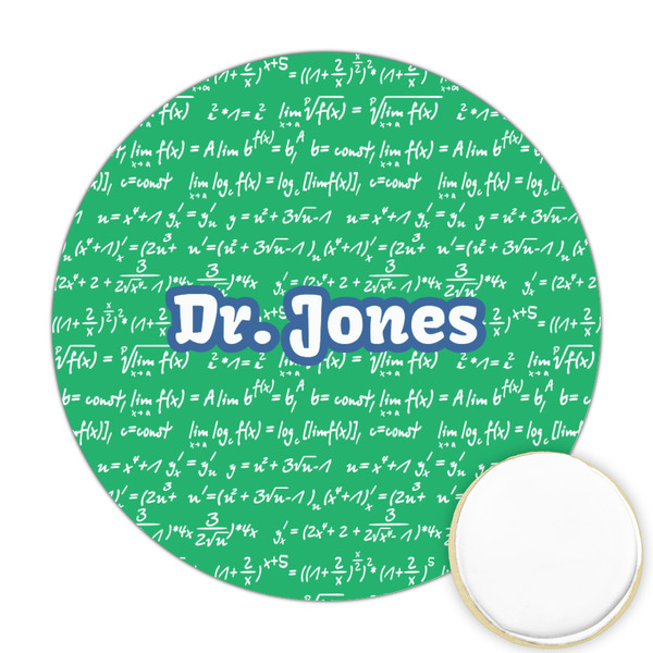 Custom Equations Printed Cookie Topper - 2.5" (Personalized)
