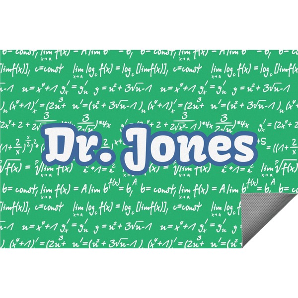 Custom Equations Indoor / Outdoor Rug - 6'x8' w/ Name or Text