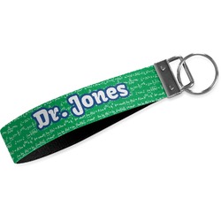 Equations Wristlet Webbing Keychain Fob (Personalized)
