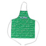 Equations Kid's Apron w/ Name or Text
