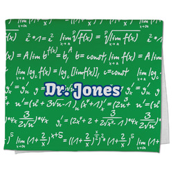 Equations Kitchen Towel - Poly Cotton w/ Name or Text
