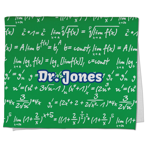 Custom Equations Kitchen Towel - Poly Cotton w/ Name or Text