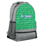 Equations Backpack - Grey (Personalized)