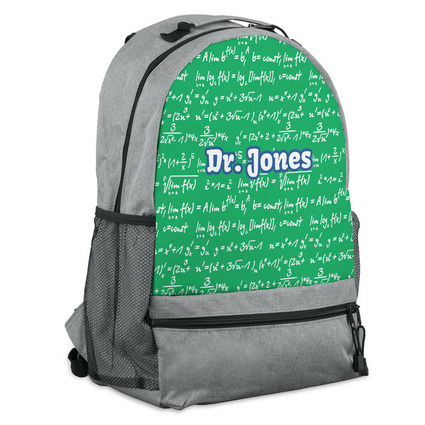 Custom Equations Backpack - Grey (Personalized)