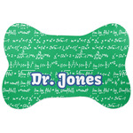Equations Bone Shaped Dog Food Mat (Large) (Personalized)