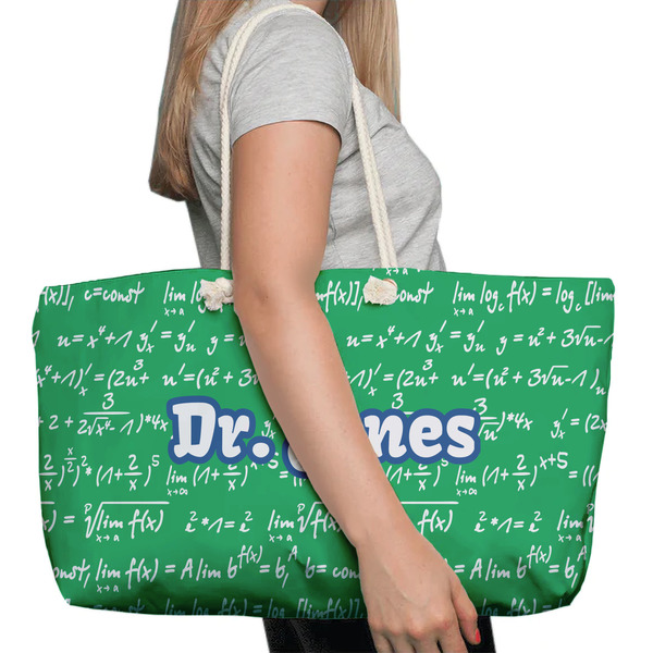 Equations Large Rope Tote Bag - In Context View