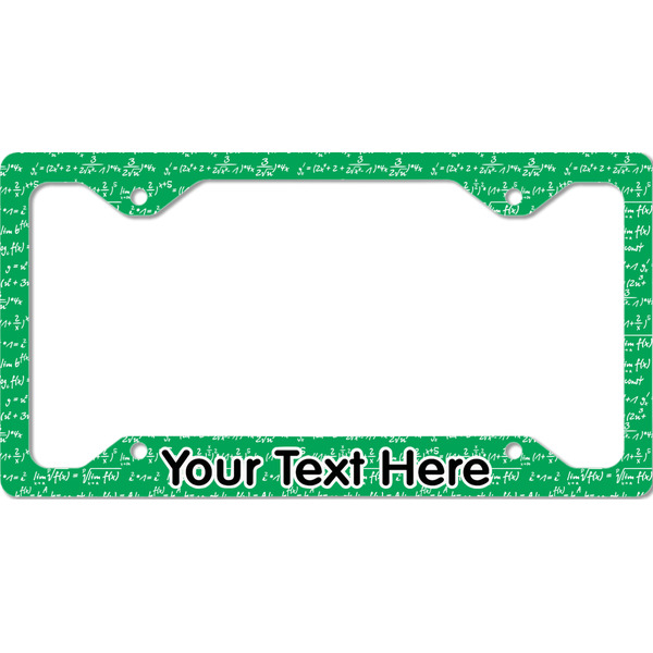 Equations License Plate Frame - Style C
