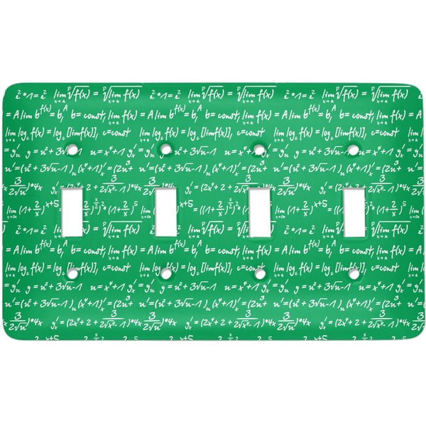Custom Equations Light Switch Cover (4 Toggle Plate)