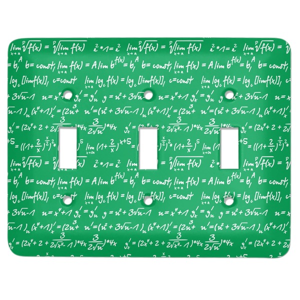 Custom Equations Light Switch Cover (3 Toggle Plate)