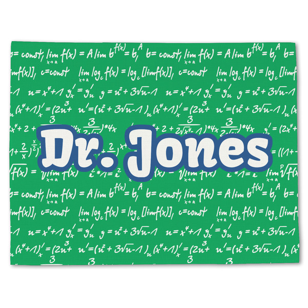 Custom Equations Single-Sided Linen Placemat - Single w/ Name or Text