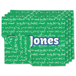 Equations Linen Placemat w/ Name or Text