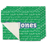 Equations Single-Sided Linen Placemat - Set of 4 w/ Name or Text