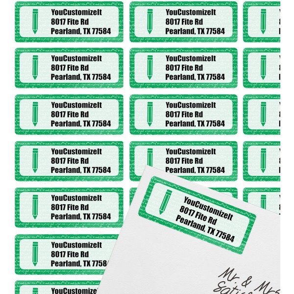 Equations Mailing Label on Envelope - Multiple Labels