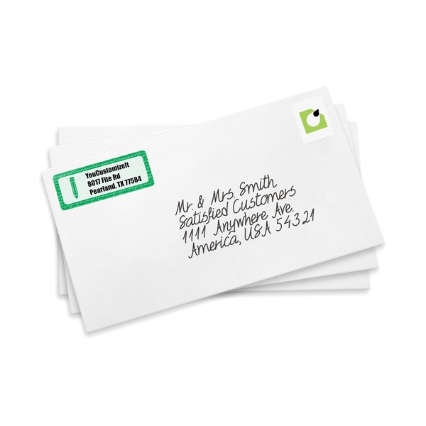 Equations Mailing Label on Envelopes