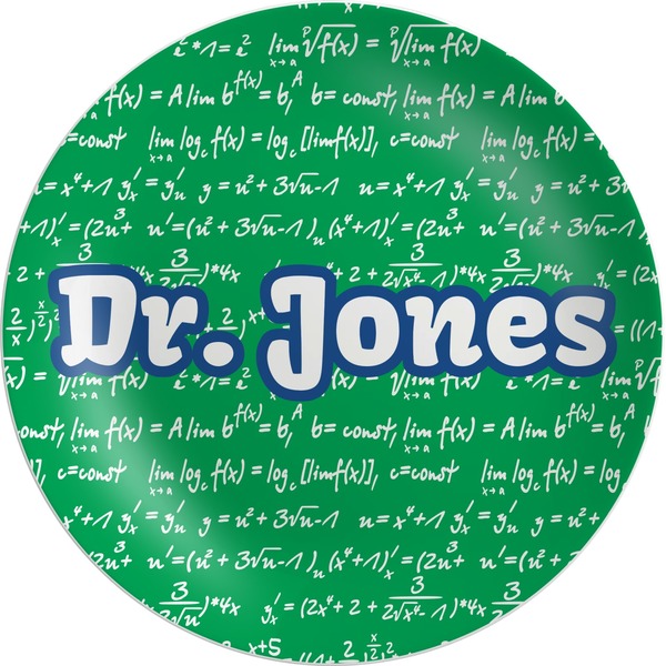 Custom Equations Melamine Plate (Personalized)