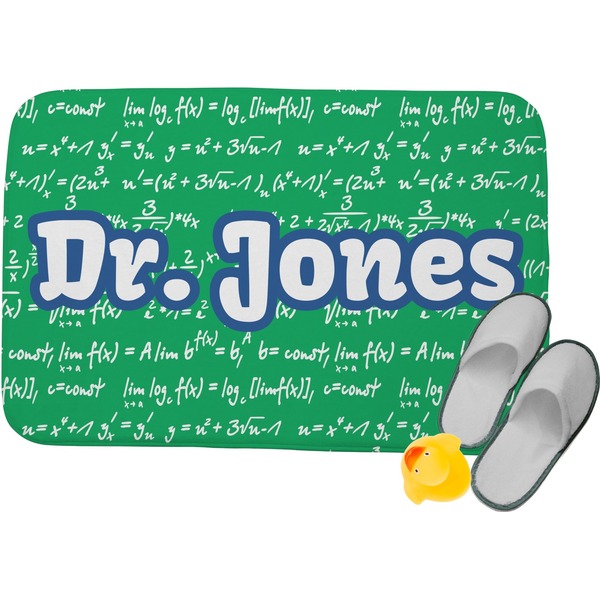 Custom Equations Memory Foam Bath Mat (Personalized)